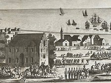 Gravure XIXème évacuation