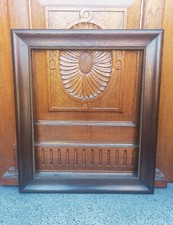 Cadre en chêne massif mouluré du début du XXe siècle - feuillure 59,7 x 50 cm