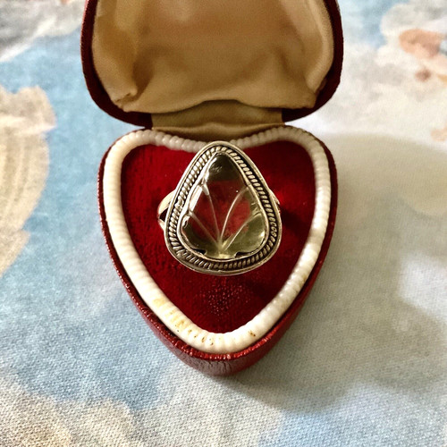 Veritable intaille citrine - intaille,