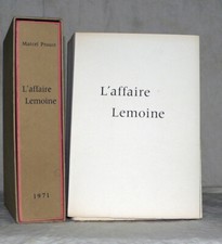 PROUST : L'AFFAIRE LEMOINE