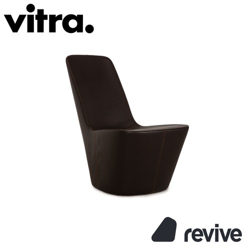 Vitra monopod cuir fauteuil - monopod,