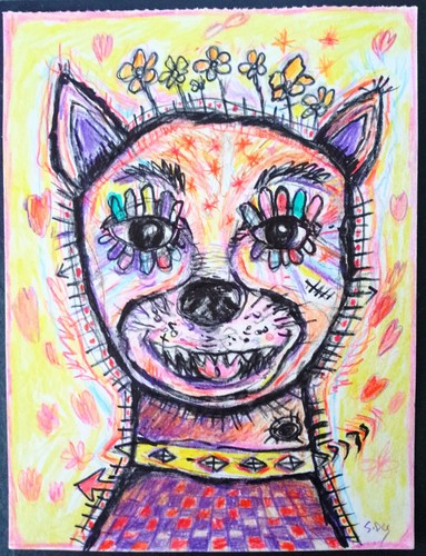 Tableau chien chiwawa - tableau,