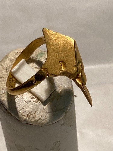 Bague moderniste bronze - bague,