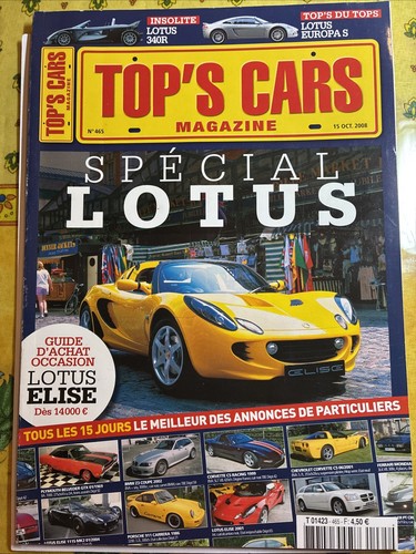 Revue top cars 465 - top's, n°