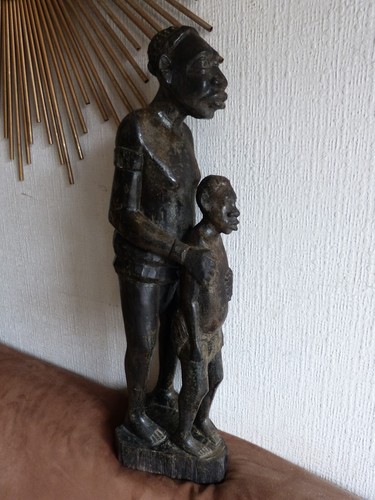 Sculpture statue africaine - , en