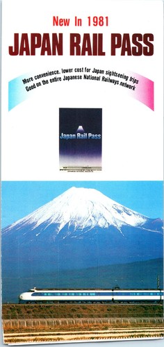 1981 japan rail pass - 1981,