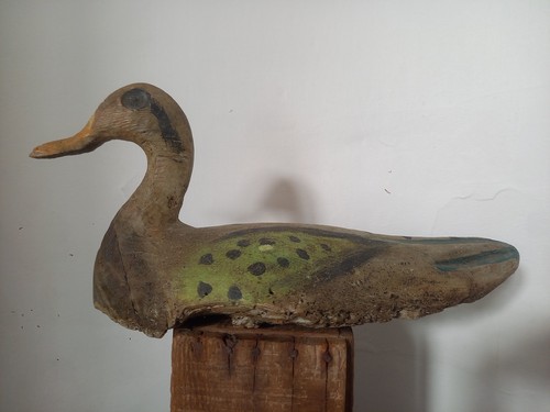Canard appelant bois sculpté - bois,