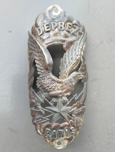 Plaque cadre deprez headbadge - plaque,