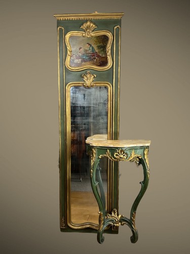 Console trumeau ancien - trumeau,