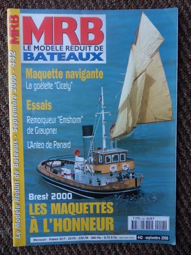 634 mrb modele reduit bateau - modele,