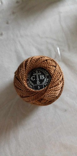 Bobine coton perlé - 1, à