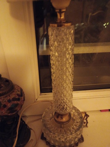 Lampe table verre - lampe, en