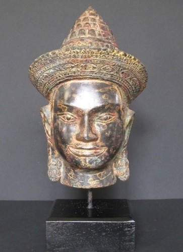Grande tête bouddha - grande,