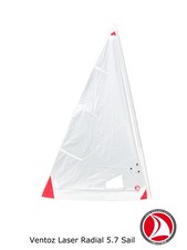 Ventoz Laser Radial Voile 5.7