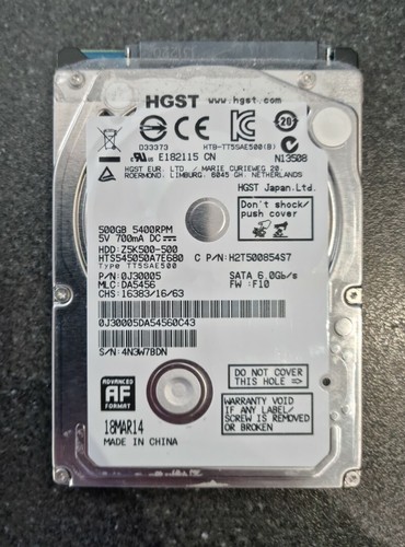 Disque dur interne hgst - hgst, 2,5"