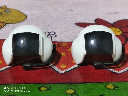 Playmobil casques blancs - playmobil,