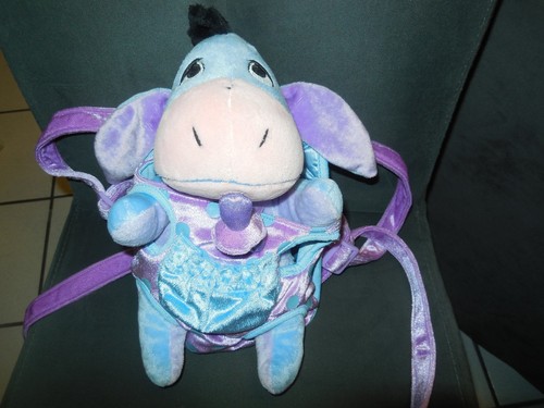 Doudou peluche bourriquet bleu - doudou,