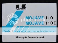 1986 Kawasaki Mojave 110 E Atv