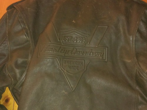 Veste cuir harley - cuir, davidson