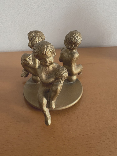 Ancien support bronze - ancien, socle