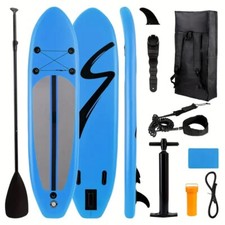 Planche de paddle gonflable 305x76cm en PVC Kit complet avec sac, pagaie, pompe