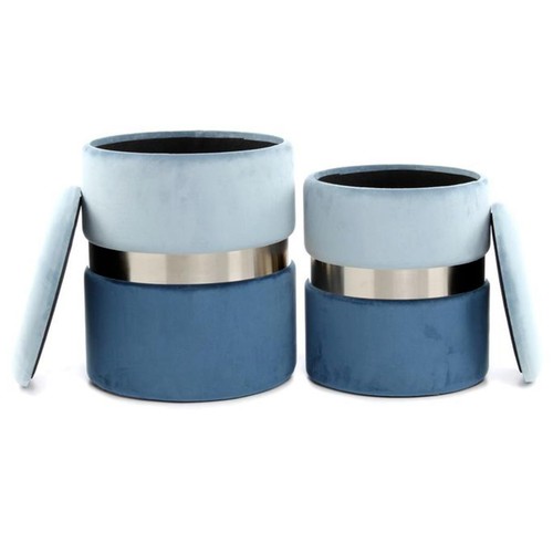 Lot poufs coffres de - de, 2
