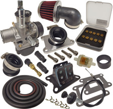 Pack complet carburateur 21 racing PHBG Derbi Senda Aprilia RS Gilera smt 50cc