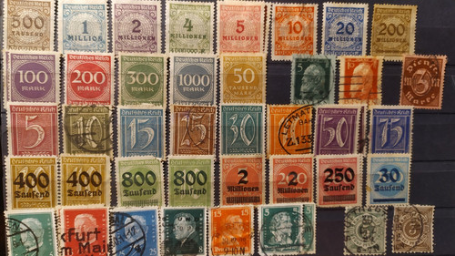 Lot timbres reich - du,