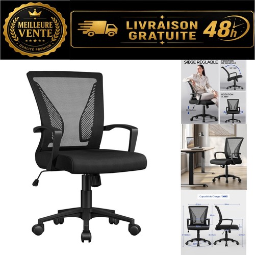Chaise bureau ergonomique - bureau,