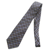 Cravate Aquascutum soie bleu