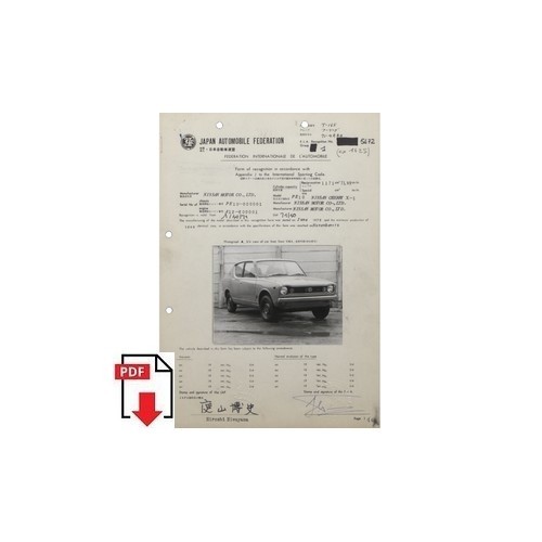 1972 nissan cherry pe10 - 1972,