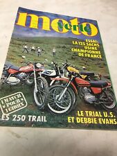 Moto verte 53 1978 Sachs 125 Trial 250 Debbie evans Trial USA Bol d'herbe