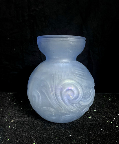 Vase jacinthe bleu art - jacinthe,