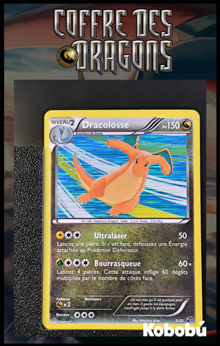 Carte pokémon dracolosse 20 - carte,