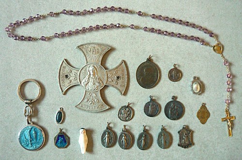 Lot medailles religieuses - lot,