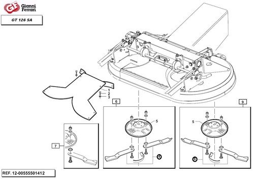 Kit couple lame mulching - kit,