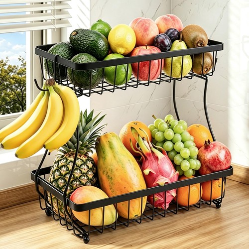 Tier fruit basket - basket, for