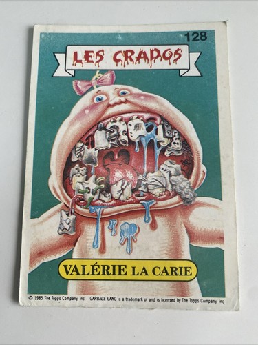 Rare carte les crados valérie - carte,