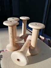 10 BOBINES BOIS NEUVE 10,5x5cm