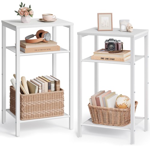 Pcs white tier tall - tall, end