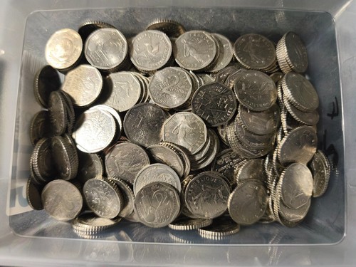 Lot piéces 2 franc - de,