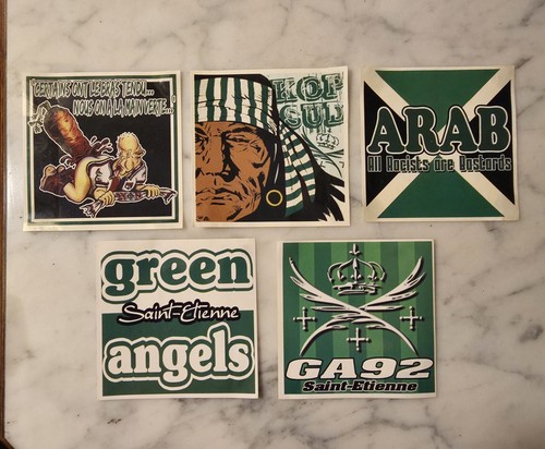 Autocollants green angels - green,