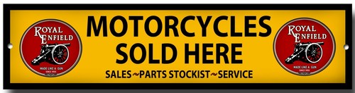 Plaque métal royal enfield - plaque,