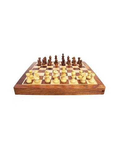 Jeu echecs bois 30cm x - en,