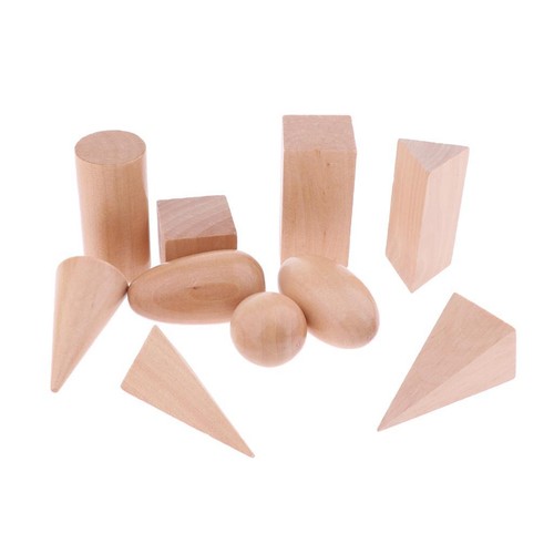 Blocs géométriques bois - blocs,