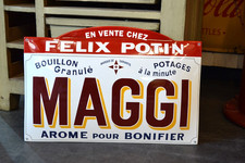 Plaque émaillée MAGGI Félix