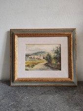 Beautiful authentic painting by Italian painter Saverio Taddei. 1991