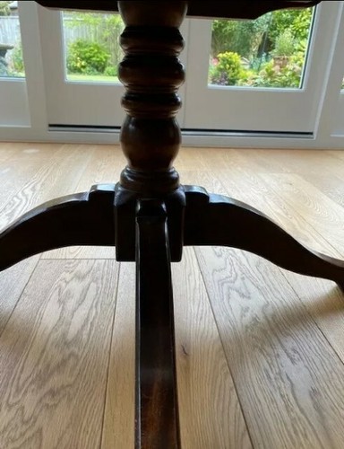 Dark wood coffee table - coffee, 750mm