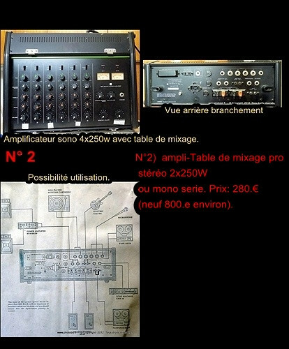 Matériel complet - matériel, (sono)