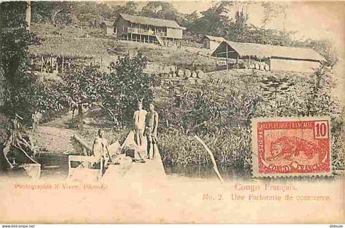 Carte postale ancienne congo - postale,